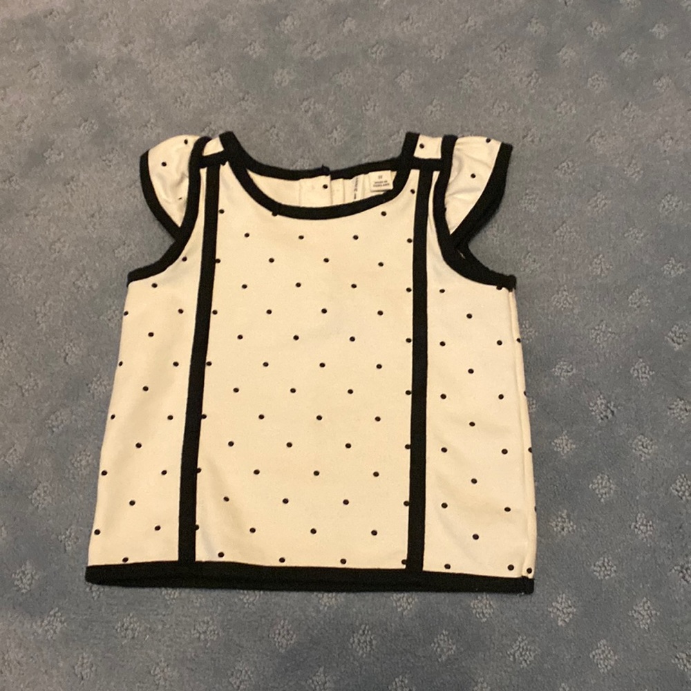 Girls polka dot top